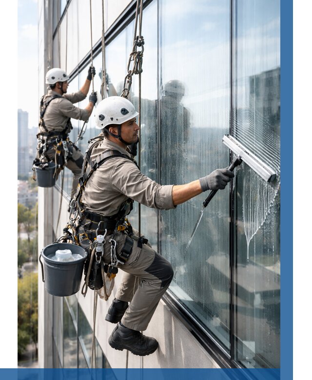 Мойка окон альпинистами в Муре от 4595 р. | ВЫСОТНИК-Мум