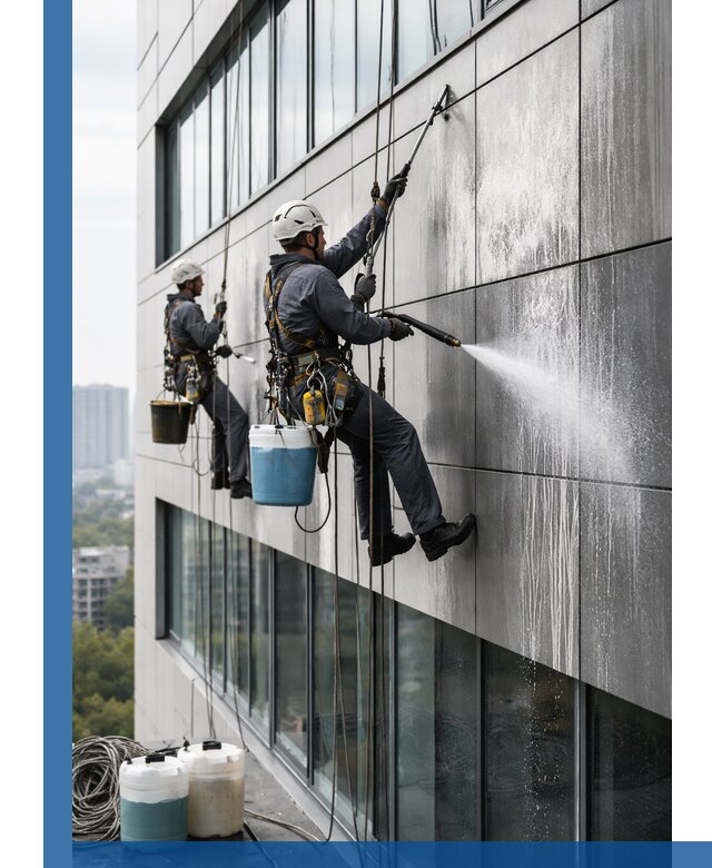 Профессиональная мойка вентилируемых фасадов в Муре