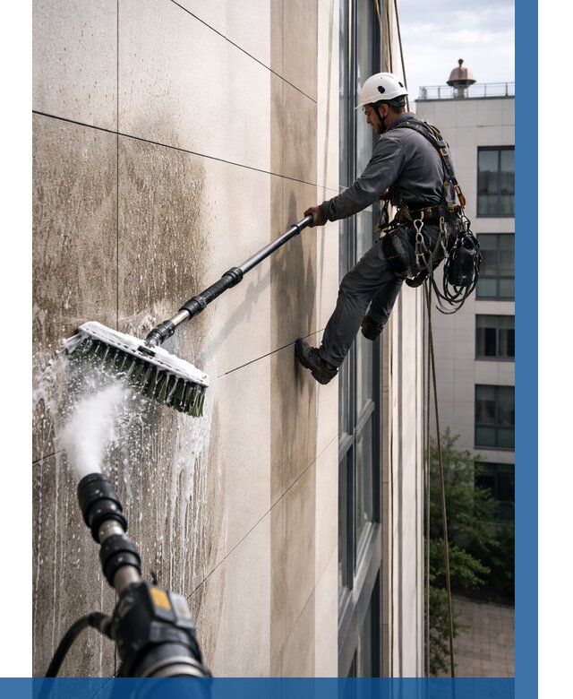 Мойка фасада из керамогранита в Муре от 306 р. | ВЫСОТНИК-Мум