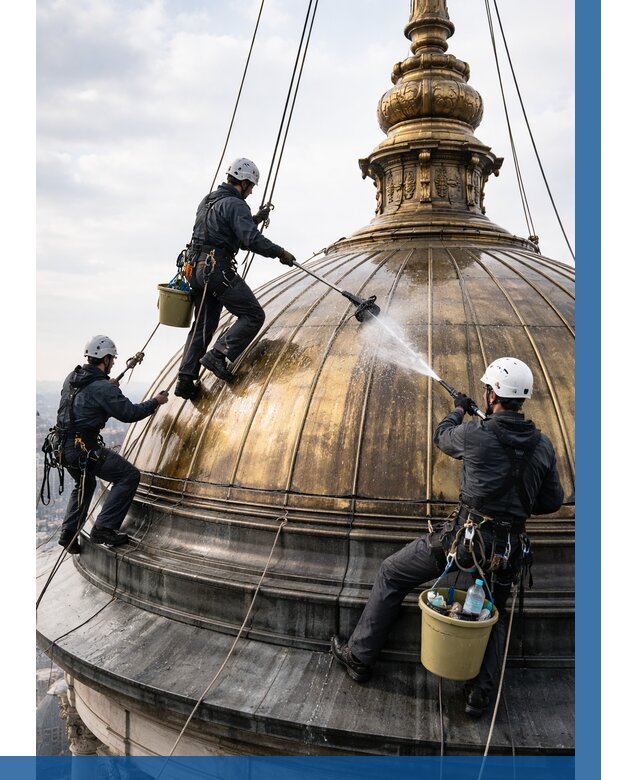 Мойка куполов и шпилей в Муре от 8168 р. - заказать | ВЫСОТНИК-Мум