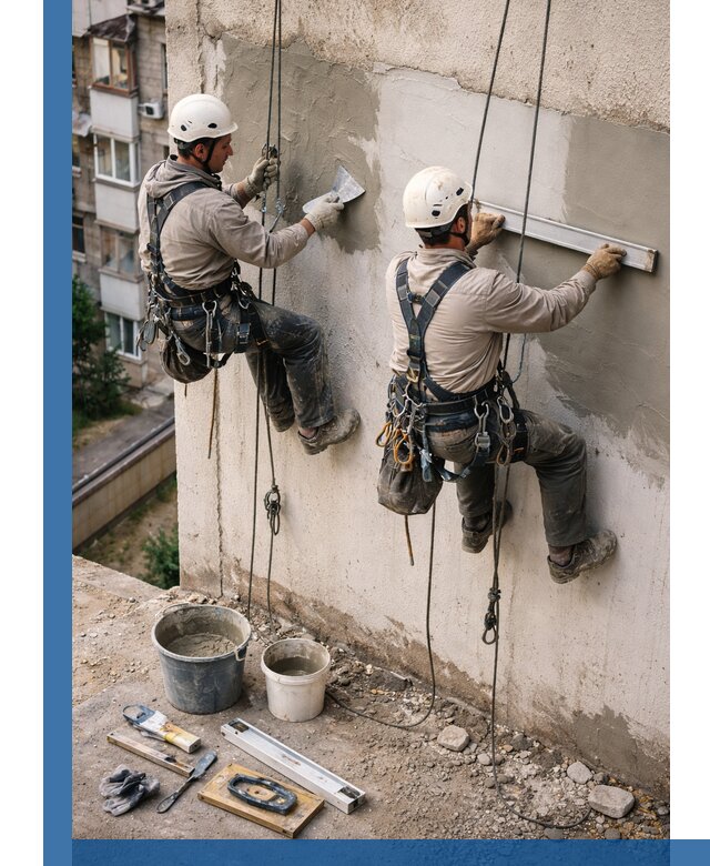 Комплексный ремонт штукатурного фасада с гарантией в Муре