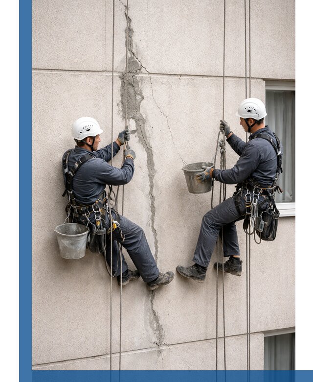 Заделка трещин на фасаде в Муре с гарантийным ремонтом