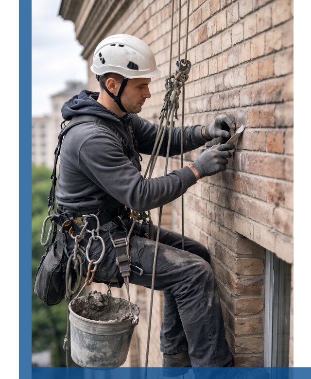 Качественный ремонт кирпичной кладки фасада в Муре с гарантией