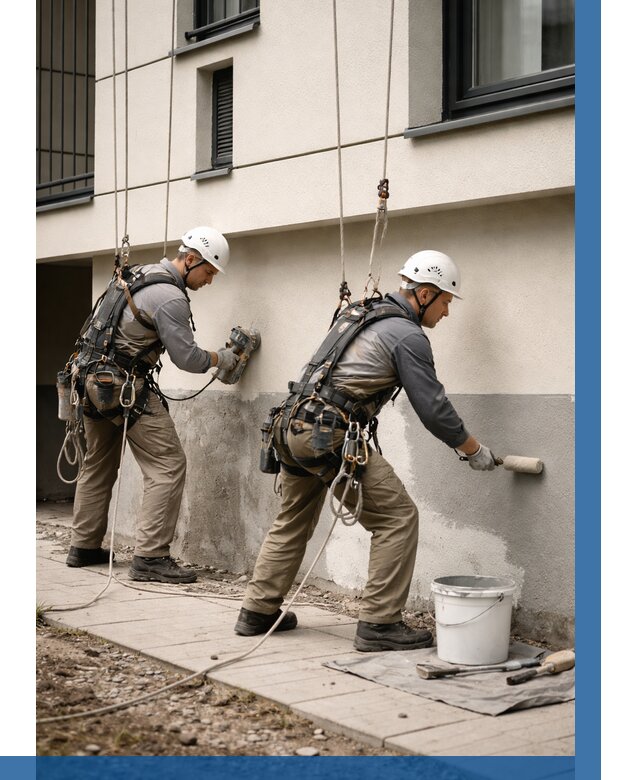 Окраска цоколя здания в Муре от 459 р. под ключ | ВЫСОТНИК-Мум