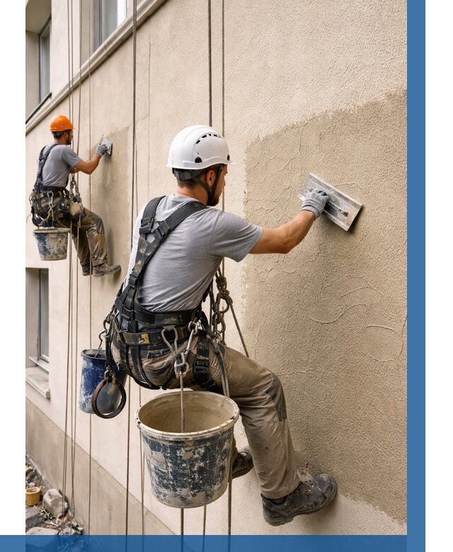 Декоративная штукатурка фасада в Муре от 1225 р. | ВЫСОТНИК-Мум