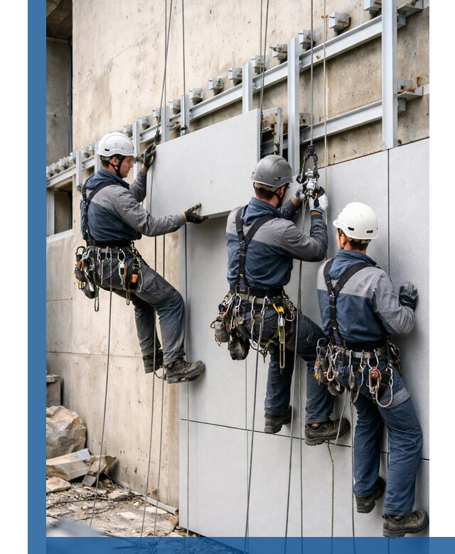 Монтаж вентилируемого фасада в Муре под ключ с гарантией качества