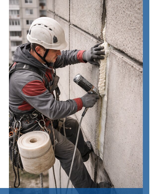 Утепление межпанельных швов в Муре от 715 р. | ВЫСОТНИК-Мум