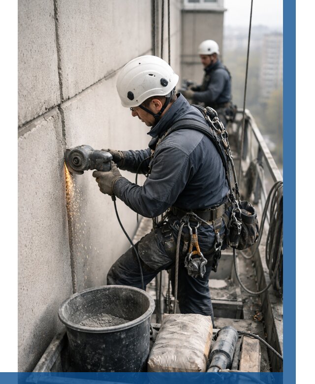 Штробление межпанельных швов в Муре от 1225 р. | ВЫСОТНИК-Мум