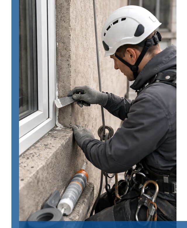 Герметизация монтажных швов окон в Муре с гарантией качества