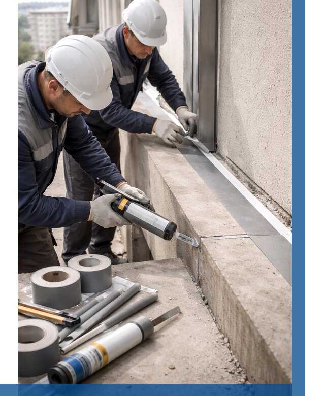 Герметизация примыкания балкона в Муре от 4595 р. | ВЫСОТНИК-Мум