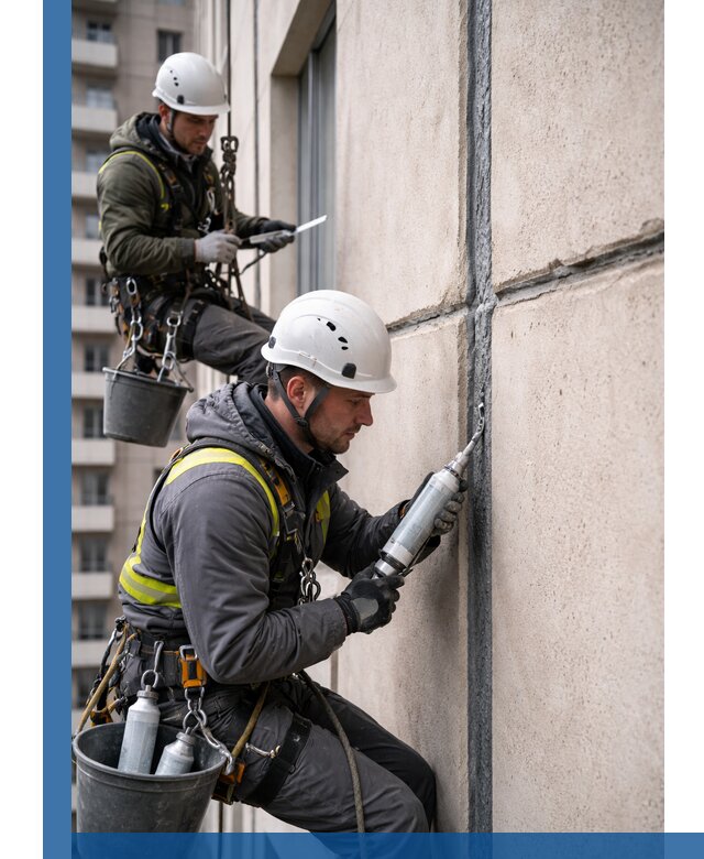 Герметизация деформационных швов фасада в Муре качественно