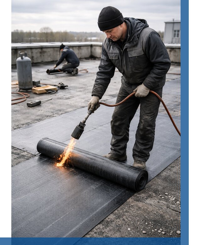 Ремонт наплавляемой кровли в Муре от 715 р. | ВЫСОТНИК-Мум