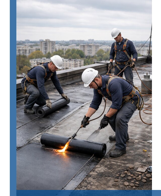 Ремонт наплавляемой кровли в Муре качественно и надежно