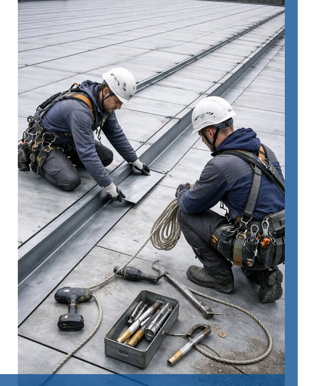 Ремонт фальцевой кровли в Муре от 715 р. | ВЫСОТНИК-Мум