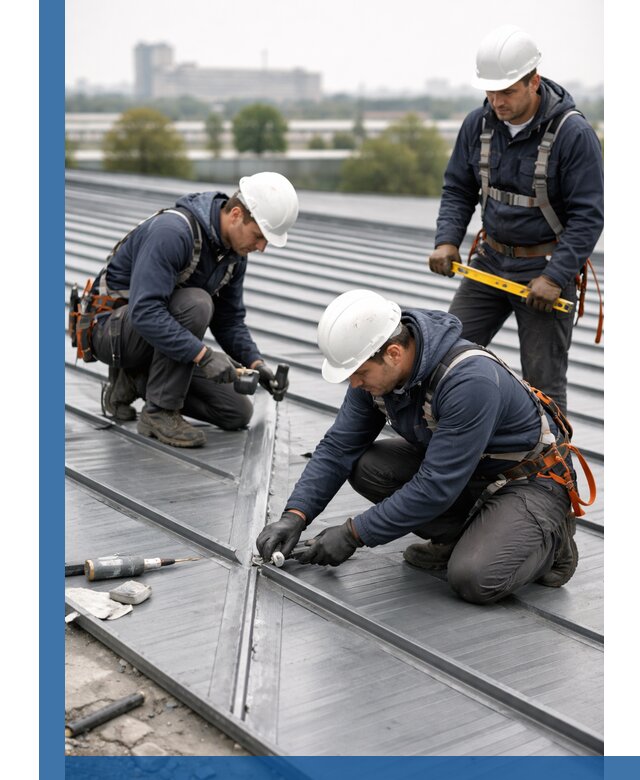 Ремонт фальцевой кровли в Муре срочно и качественно