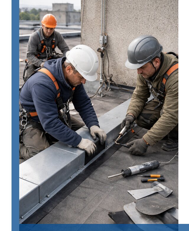 Ремонт кровельных примыканий в Муре профессионально