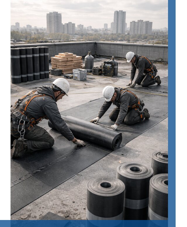 Монтаж мягкой кровли под ключ в Муре от 459 р. | ВЫСОТНИК-Мум