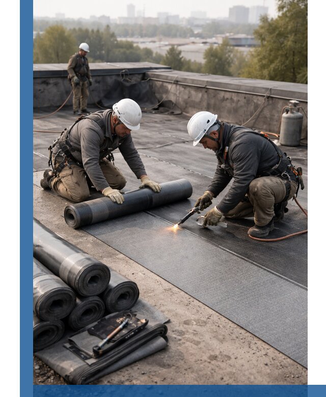 Монтаж мягкой кровли в Муре профессионально и надежно