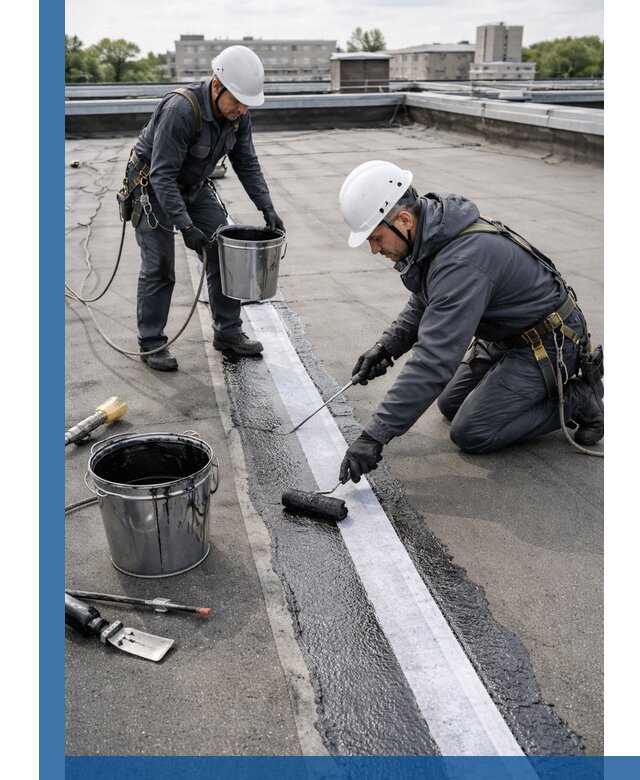 Гидроизоляция кровли мастикой в Муре надежная защита