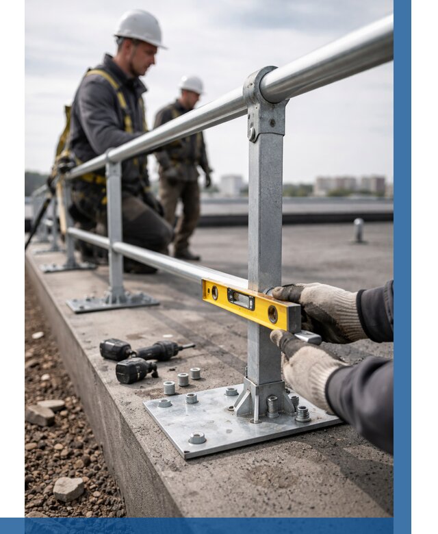 Монтаж кровельного ограждения в Муре от 1225 р. | ВЫСОТНИК-Мум