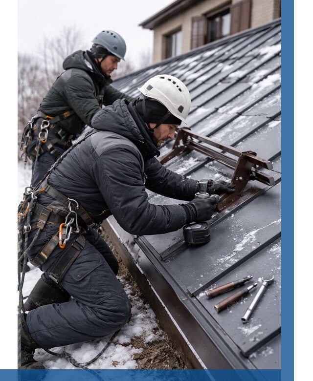 Монтаж снегозадержателей в Муре от 459 р. | ВЫСОТНИК-Мум