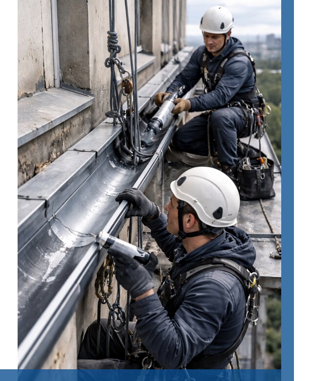 Ремонт водосточных желобов в Муре от 6637 р. | ВЫСОТНИК-Мум