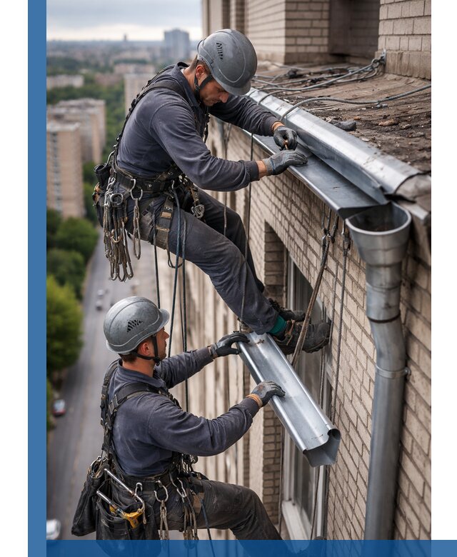 Ремонт водосточных желобов в Муре, быстро и качественно