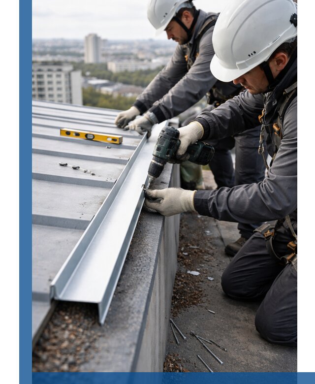 Монтаж капельника на кровле в Муре с гарантией качества