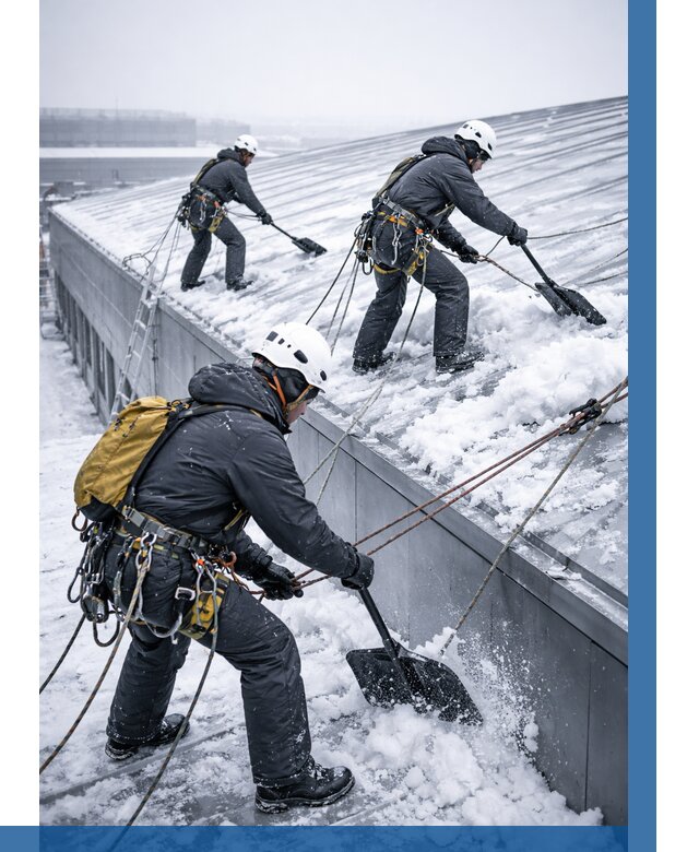 Очистка навесов от снега в Муре от 4595 р. | ВЫСОТНИК-Мум