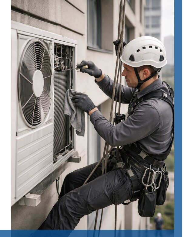 Обслуживание внешнего блока кондиционера в Муре от 2757 р.ВЫСОТНИК-Мум