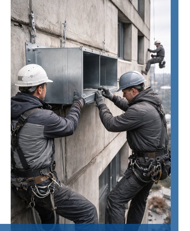 Монтаж вентиляционных коробов в Муре от 3063 р. | ВЫСОТНИК-Мум