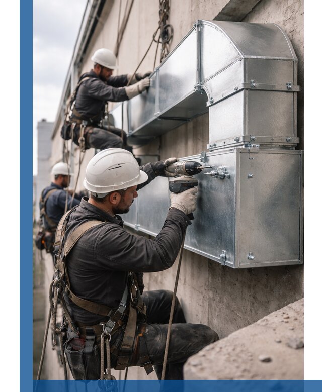 Профессиональный монтаж вентиляционных коробов в Муре под ключ