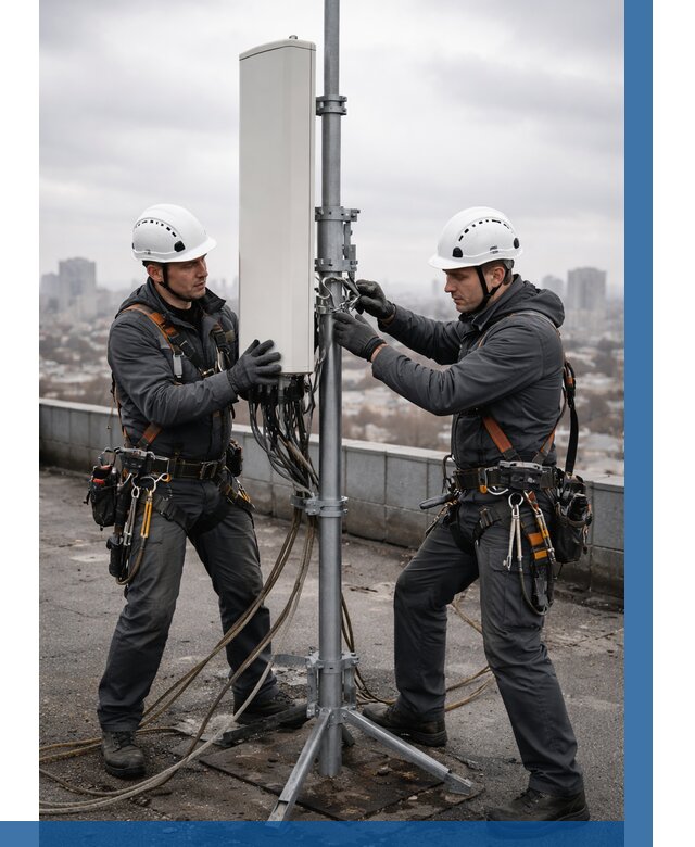 Монтаж антенн связи на крыше в Муре от 8679 р. | ВЫСОТНИК-Мум