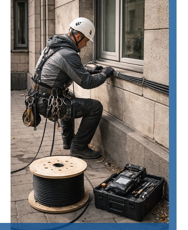 Прокладка оптоволоконного кабеля в Муре от 817 р. | ВЫСОТНИК-Мум