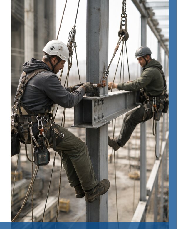 Монтаж металлоконструкций на высоте в Муре от 3574 р. | ВЫСОТНИК-Мум