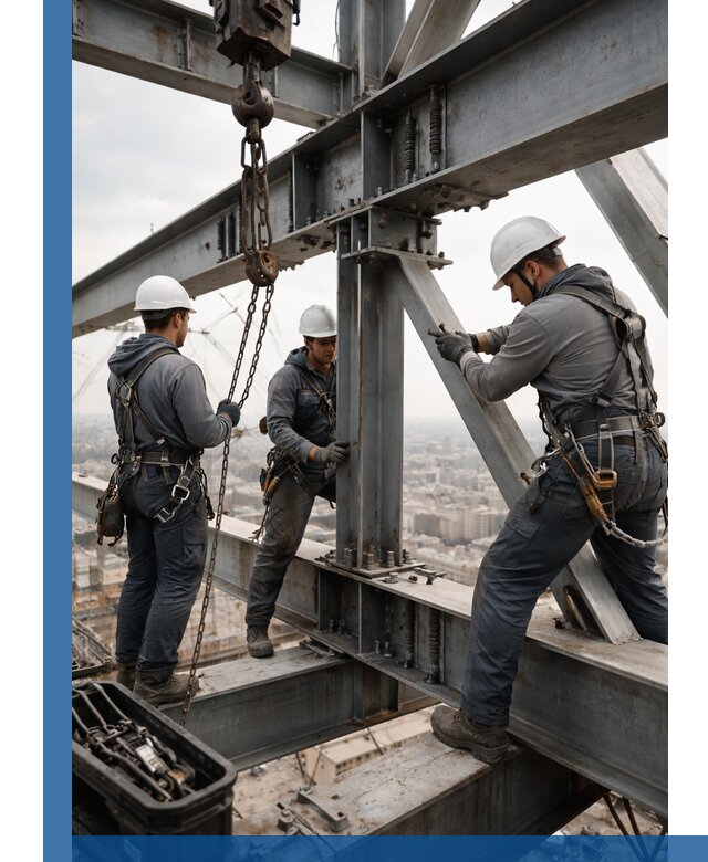 Профессиональный монтаж металлоконструкций на высоте в Муре