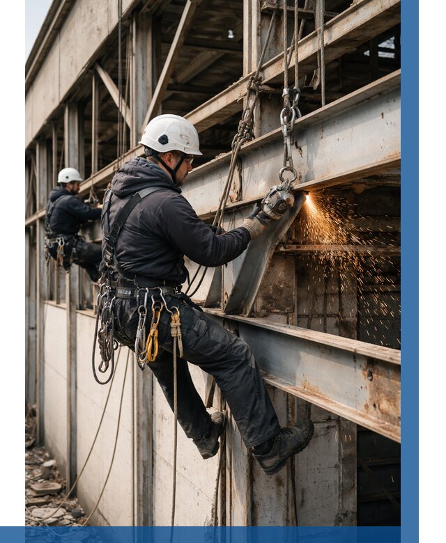 Демонтаж металлоконструкций на высоте в Муре от 6637р. |ВЫСОТНИК-Мум