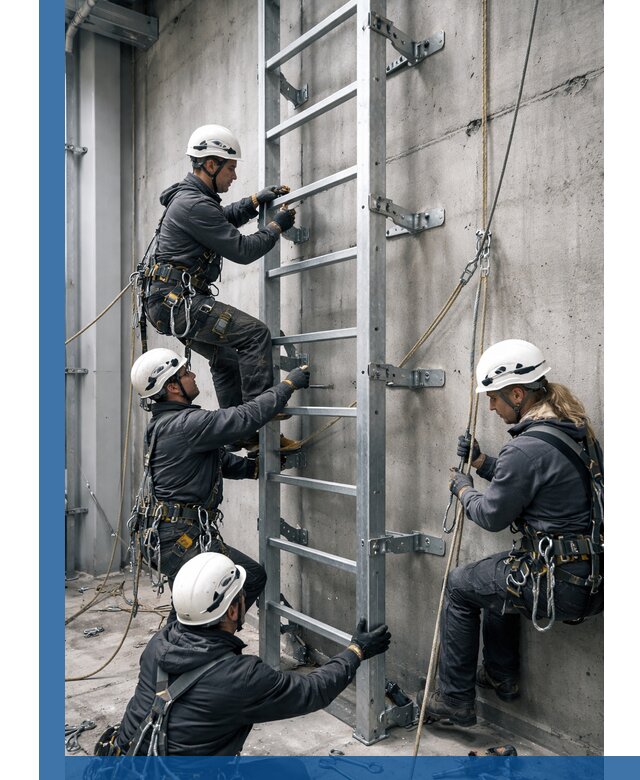 Монтаж металлических лестниц в Муре под ключ со гарантией