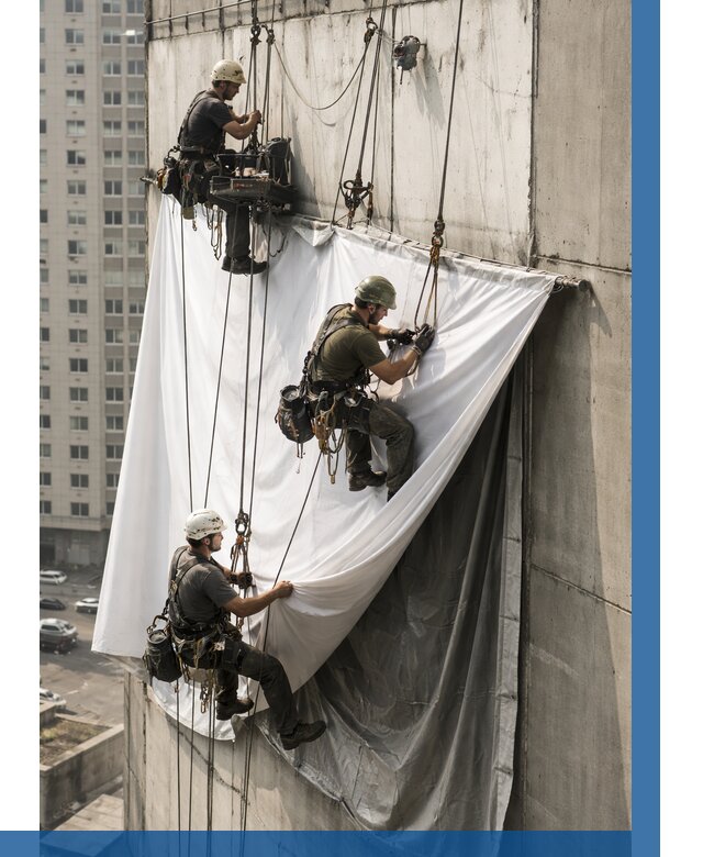 Замена баннерного полотна в Муре от 6637 р. | ВЫСОТНИК-Мум—заказать
