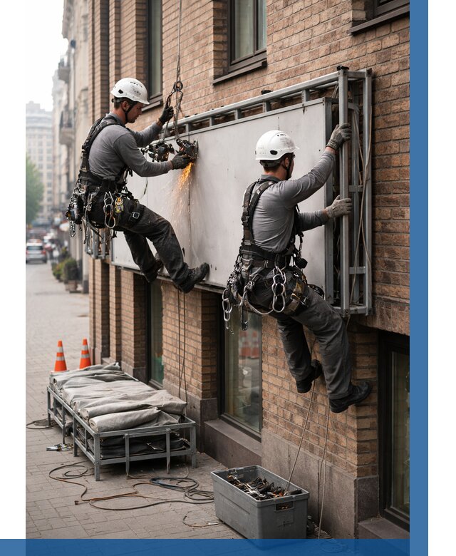 Демонтаж рекламной вывески в Муре от 6637 р. | ВЫСОТНИК-Мум