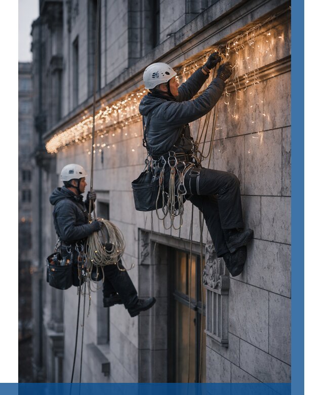 Монтаж новогодней иллюминации в Муре от 8679 р. | ВЫСОТНИК-Мум