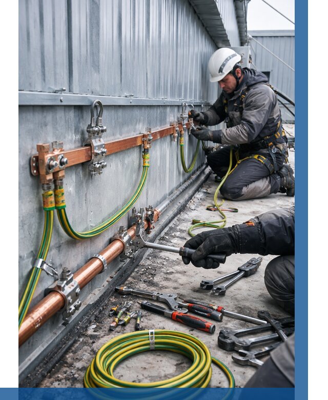 Монтаж заземления здания в Муре от 25525 р. | ВЫСОТНИК-Мум