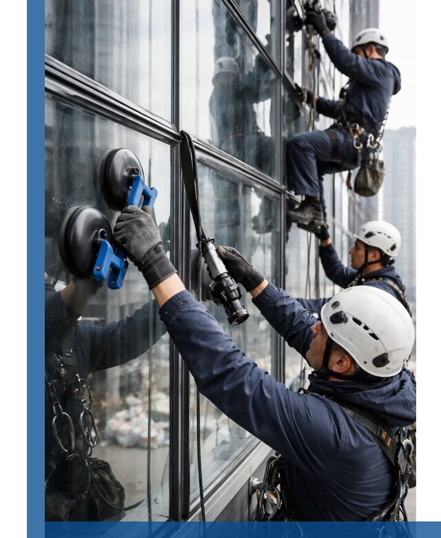 Радиусное остекление фасадов под ключ в Муре с гарантиями