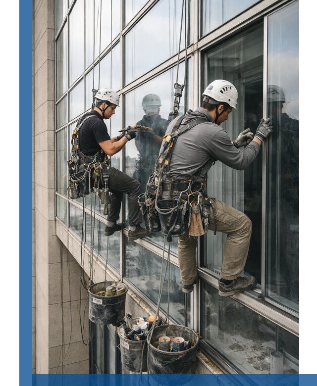 Ремонт витражных конструкций и фасадного остекления в Муре