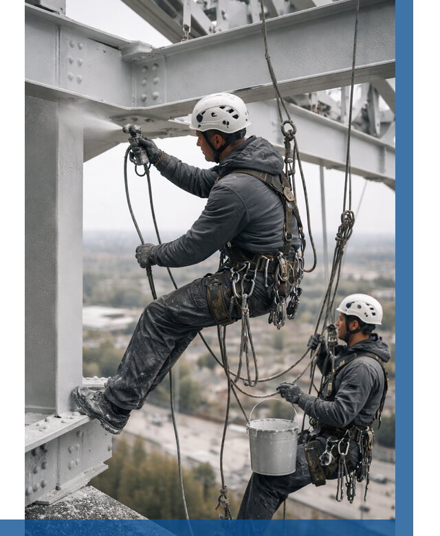 Покраска металлоконструкций на высоте в Муре 357 р |ВЫСОТНИК-Мум