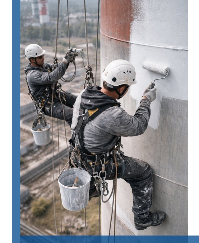 Покраска дымовых труб в Муре: антикоррозийная защита и восстановление