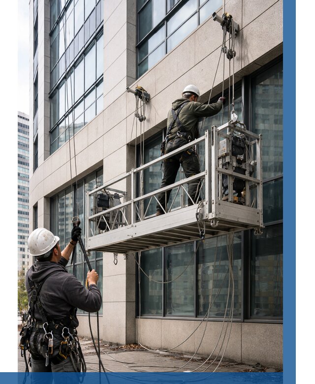 Монтаж и подъем фасадной люльки в Муре от 12252 р. | ВЫСОТНИК-Мум