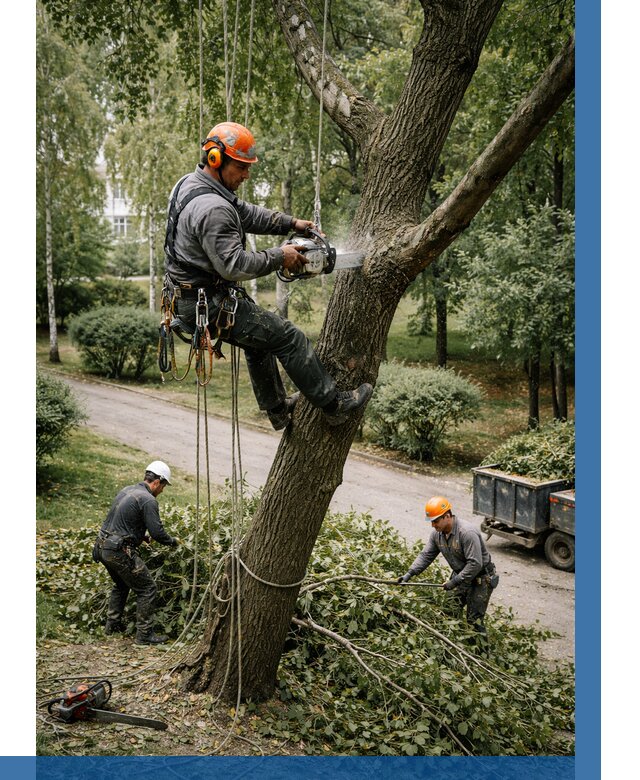 Кронирование деревьев в Муре от 6637 р. | ВЫСОТНИК-Мум