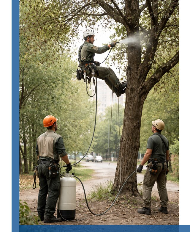 Обработка деревьев от вредителей в Муре профессиональная защита