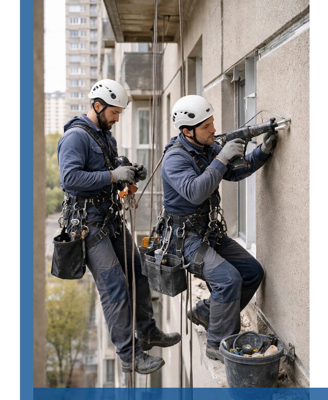 Промышленные альпинисты высотные работы и монтаж в Муре